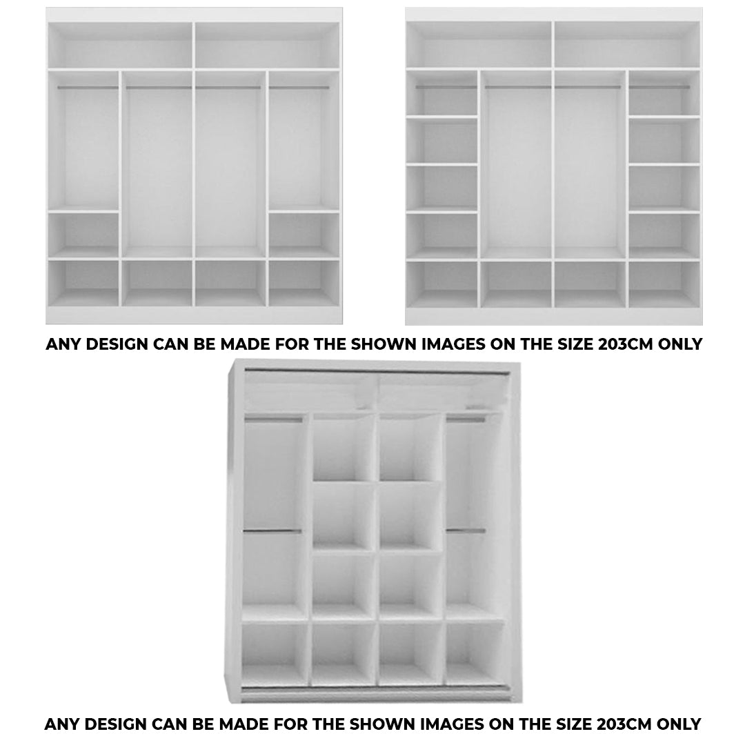 JO One Mirror Sliding Door Wardrobe