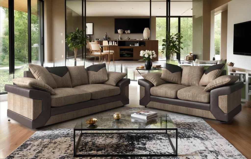 Brand New Dino sofa 3  & 2 seater