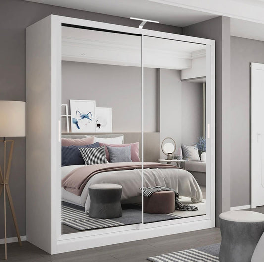 SLIDING FULL MIRROR DOOR WARDROBE