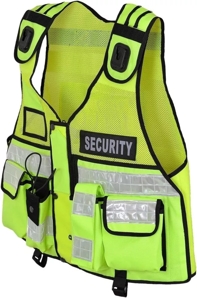 HI VIZ Tactical Vest Security, Enforcement, CCTV, Dog Handler Tac Vest