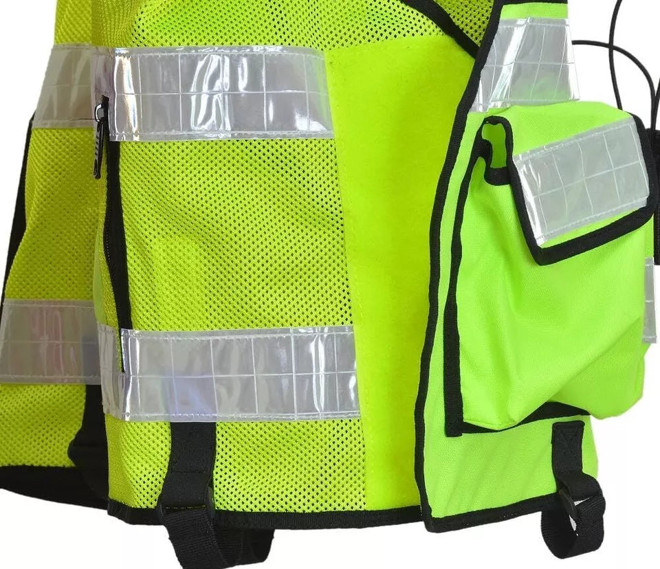HI VIZ Tactical Vest Security, Enforcement, CCTV, Dog Handler Tac Vest